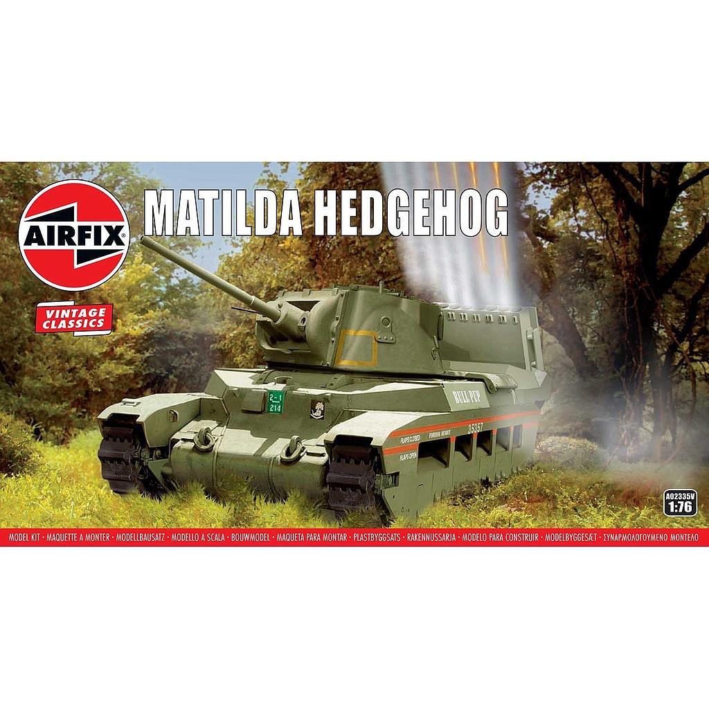 [A02335V] Tanque 1/76 -Matilda Hedghog- Airfix