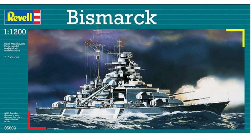 [05802] Barco 1/1200 -Crucero Bismarck- Revell