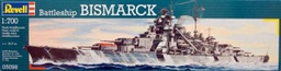 [05098] Barco 1/700 -Acorazado Alemán Bismarck- Revell
