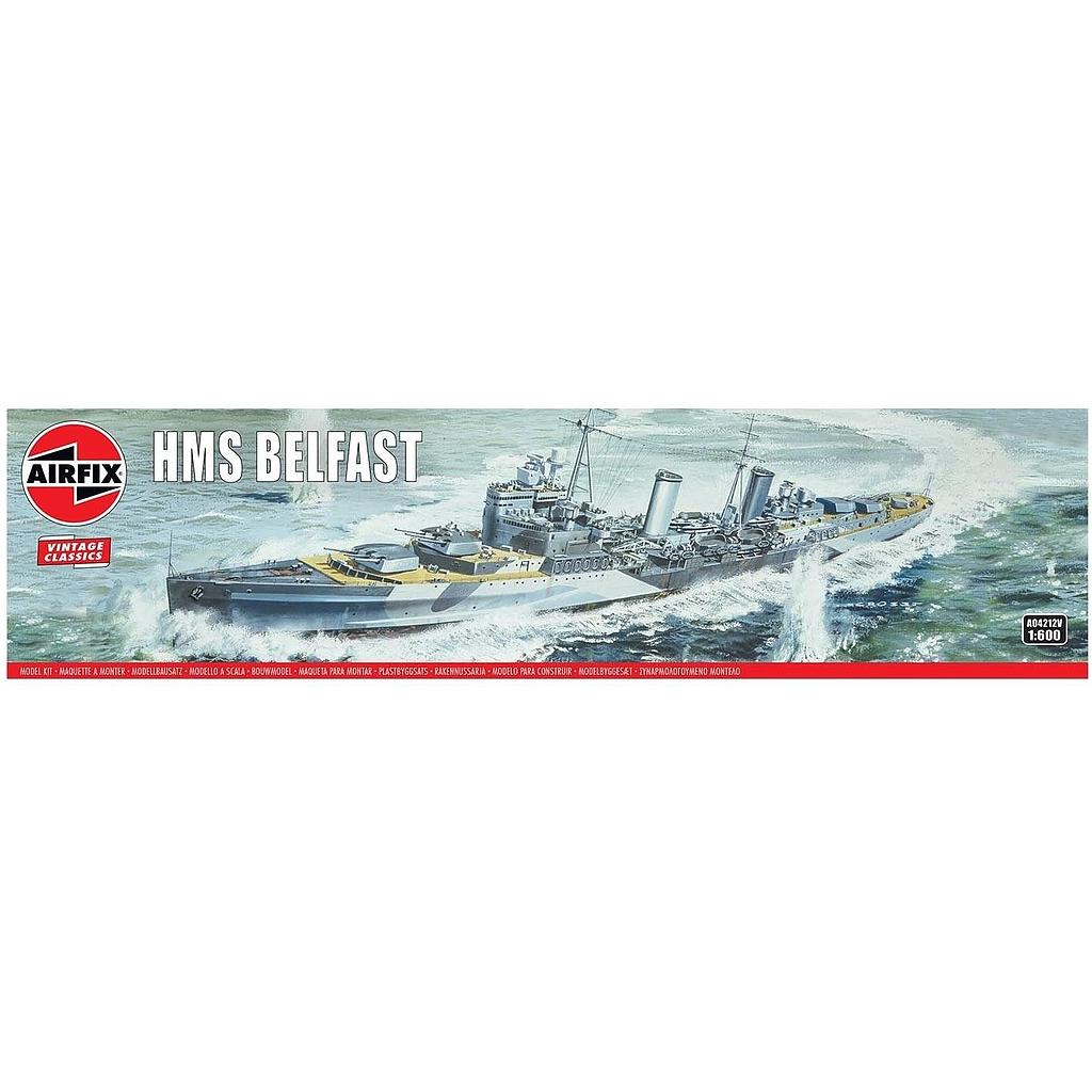 [A04212V] Barco 1/600 -HMS Belfast- Airfix
