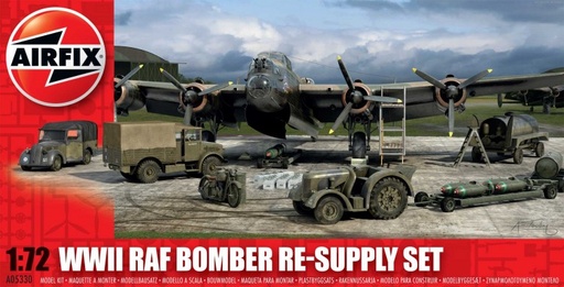 [A05330] Set Dihorama 1/72 -WWII Bomber Re-Supply- Airfix