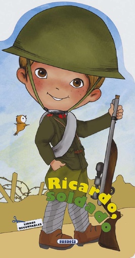 [S3332002] Recortable- Ricardo, Soldado- Susaeta Ediciones