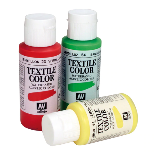 Pintura Textile Color 60 ml. Acrylicos Vallejo