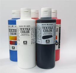 Pintura Textile Color 200 ml. Acrylicos Vallejo