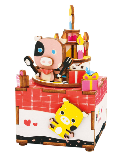 [AM309] Kit Caja Musical -Corazón Dulce- Rolife Robotime