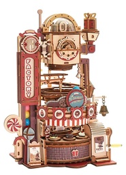 [LGA02] Kit Circuito Bolas Madera -Chocolate Factory- Rokr Robotime
