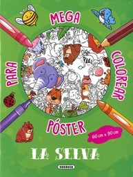 [S6042004] Poster para Colorear -La Selva- Susaeta