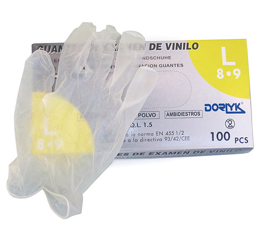 Guantes Vinilo (Caja 100 uds.)