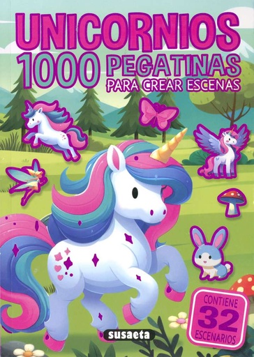 [S3698002] Unicornios. 1000 pegatinas para crear escenas- Susaeta Ediciones