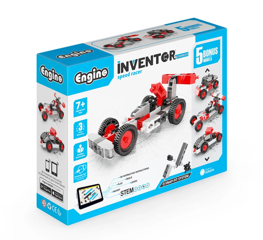 [IN10] Set Inventor Mechanics -Speeder Racer- 5 modelos Engino