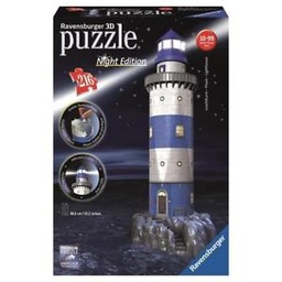 [12577 7] Puzzle 3D Especiale Faro -Night Edition- Ravensburger