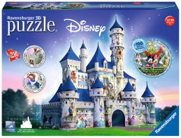 [12587 6] Puzzle 3D Maxi Disney Fantasy Castle Ravensburger