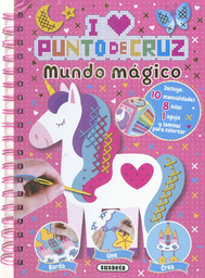 [S3568004] Crea y Colorea -Punto de Cruz: Mundo Mágico- Susaeta Ediciones