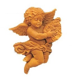 [1208] Figura Poliuretano -Angel Castaño- 16 x 12 cm.