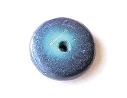 [16012] Cuenta Madera Disco Azul 8 x 2 mm. (160 pzs. Aprox.)