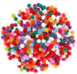 Pompones Polipropileno 5 mm. (500 pzs.)