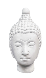 [ALA J-05] Cabeza Buda 10 cm. Escayola