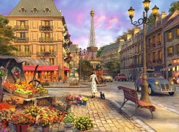 [14683 3] Puzzle 500 piezas -De Paseo por París- Ravensburger