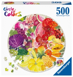 [17169 9] Puzzle 500 piezas Circular -Frutas y Verduras- Ravensburger