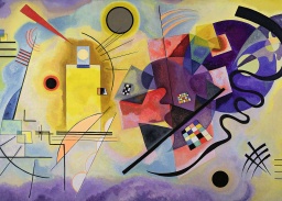 [14848 6] Puzzle 1000 piezas -Kandinsky, Wassily: Amarillo, Rojo, Azul- Ravensburger