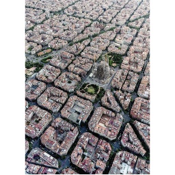 [15187 5] Puzzle 1000 piezas -Vista Aérea de Barcelona- Ravensburger