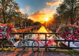 [19606 7] Puzzle 1000 piezas -Bicicletas En Ámsterdam- Ravensburger