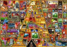 [19891 7] Puzzle 1000 piezas -Awesome Alphabet "A"- Ravensburger