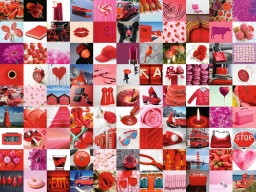 [16215 4] Puzzle 1500 piezas -99 Cosas Bellas en Rojo- Ravensburger