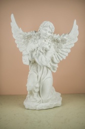 [ALA 009] +Angel Anunciación 56 cm. Escayola