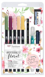 [WCS-FL] Set Acuarela Watercoloring -Floral- Tombow