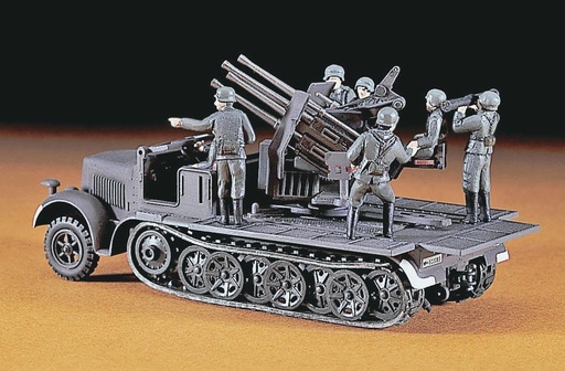 [31114] Carro 1:72 -8Ton Half Track Quadruple 20mm AA.- Hasegawa