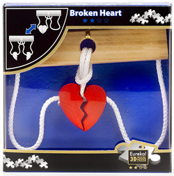 [473063] Rompecabezas Madera -Broken Heart- Eureka