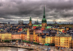 [17664] Puzzle 1000 piezas -Vistas de Estocolmo, Suecia- Educa