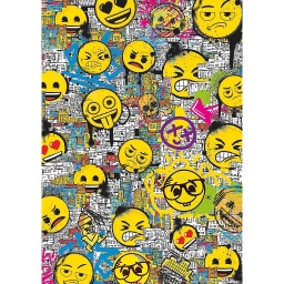 [18485] Puzzle 500 piezas -Emoji Graffiti- Educa