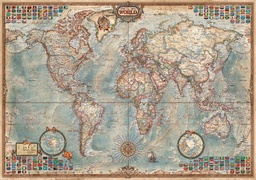 [16005] Puzzle 1500 piezas -El Mundo, Mapa Político- Educa