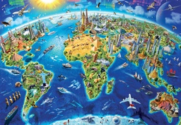 [17129] Puzzle 2000 piezas -Símbolos del Mundo- Educa