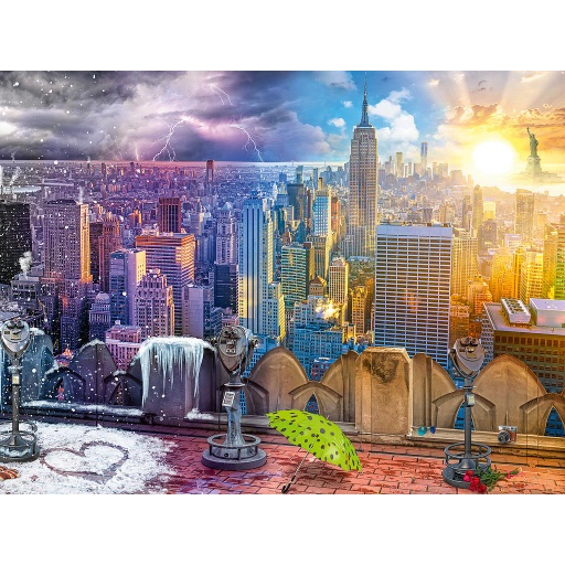 [16008 2] Puzzle 1500 piezas -Le Stagioni di New York- Ravensburger