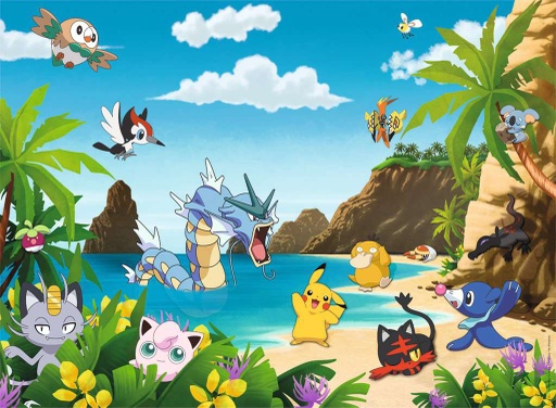 [12840 2] Puzzle 200 piezas XXL -Pokemon- Ravensburger