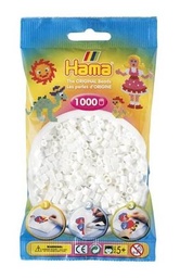 [207 01] Bolsa 1000 piezas -Blanco 01- Hama Midi