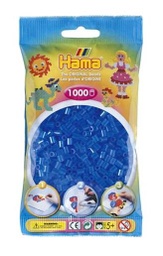 [207 15] Bolsa 1000 piezas -Azul Translúcido 15- Hama Midi