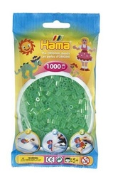 [207 16] Bolsa 1000 piezas -Verde Translúcido 16- Hama Midi