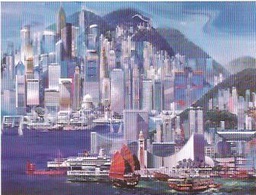 [15573 6] Puzzle 1000 piezas -Hong Kong- Ravensburger