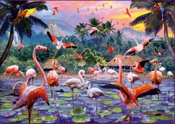 [17082 1] Puzzle 1000 piezas -Flamingos- Ravensburger