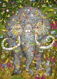 [29921] Puzzle 1000 piezas -Vida de Elefante, Degano- Heye