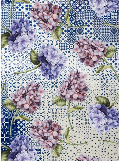 [PA740] Papel Arroz Decorado 30x40 cm. -Collage Flores- Cadence