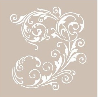 [AS-465] Plantilla Stencil 21 x 30 cm. -Filigrana 1- Cadence