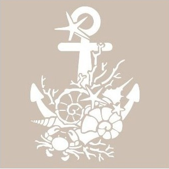 [AS-468] Plantilla Stencil 21 x 30 cm. -Ancla- Cadence