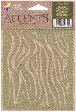 [957740012] Plantilla Stencil 18 x 23 cm. -Zebra Print- Delta Creative