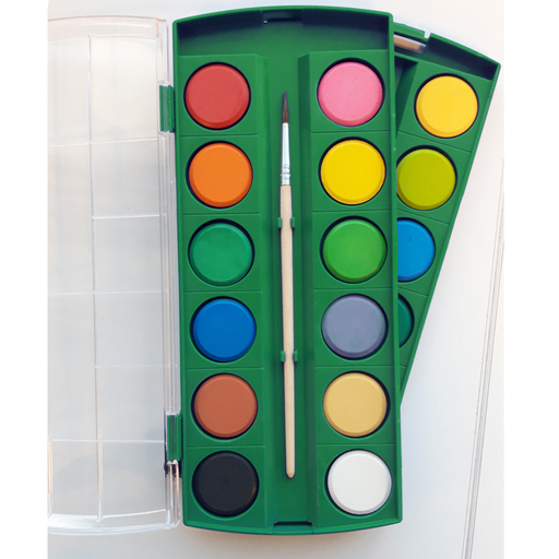 [AQ000009] Estuche Acuarela Infantil 21 Colores Alpino