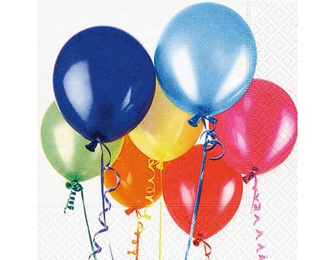 Servilleta 33 x 33 cm. -Flying Balloons- Paper+Design